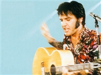 Elvis Presley Owned & Worn Early 1970's Long Sleeved Paisley Shirt